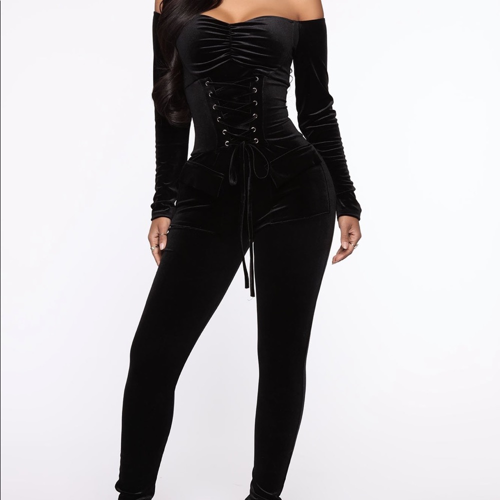 Velvet Jumpsuit.